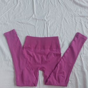 Lululemon Zone In Tight Crop Seamless Legging Ultra Violet Yoga Compression Sz 6